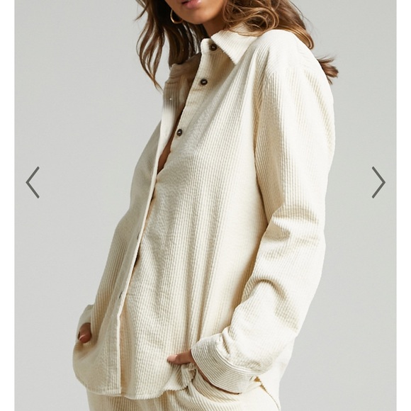 LIONESS NIKITA CORD BUTTON UP SHIRT - Picture 3 of 7